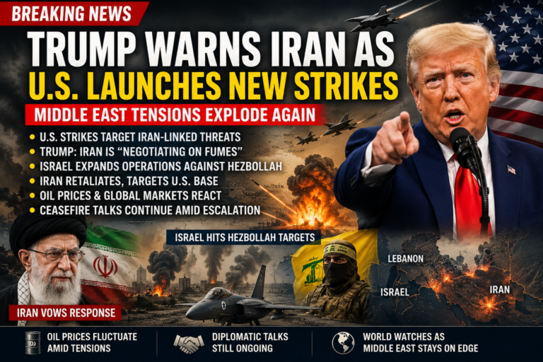 Trump Warns Iran as U.S. Launches New Strikes Middle East Tensions Explode Again 2026, Trump Iran news, US Iran conflict, Israel Hezbollah war, Lebanon crisis, Middle East breaking news, Strait of Hormuz news, Iran Israel tensions
