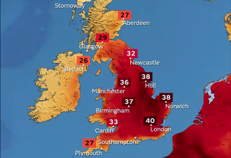 UK Heatwave Breaks Weather Records Across Europe